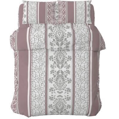 Постільна білизна Home Line Мармур бежевий, бязь, полуторний (156306) Вінниця - фото 1