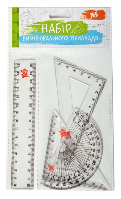 Набір лінійок пластикових "Yes" 4 предм 15см 370263, шт Київ - фото 1
