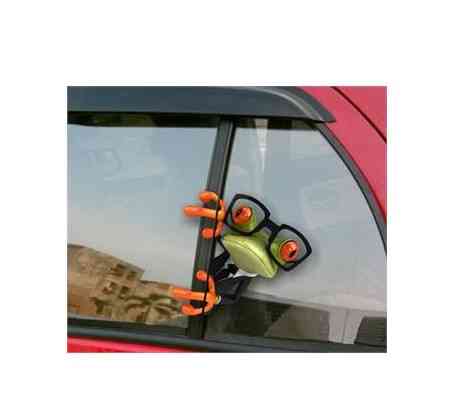 Наклейка Лягушка в очках для дома 18 на 17 см разноцветный Киев