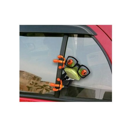 Наклейка Лягушка в очках для дома 18 на 17 см разноцветный Киев - изображение 2