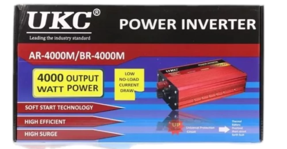 Инвертор преобразователь напряжения UKC AR-4000M BR-4000M AC/DC 12V-220V 4000W Винница