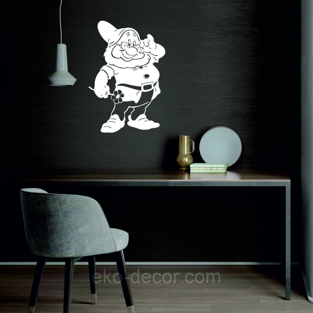 Декоративное настенное Панно «Гномик», Декор на стену 90*61 см Киев - изображение 4