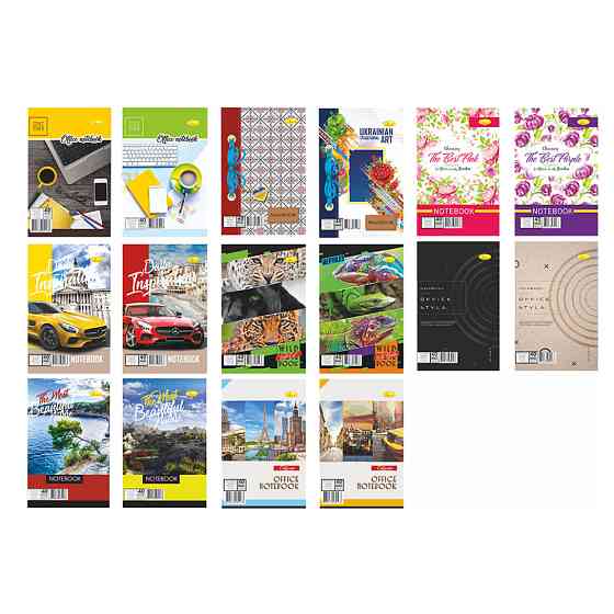 Блокнот А5 Б-Л5-40, 40 листов, пружина сверху Винница