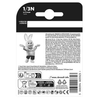 Батарейка 1/3N 3V спеціальна літієва, 2L76 / CR1 / 3N / CR11108, 1 шт. в упаковці Duracell (5007803) Вінниця
