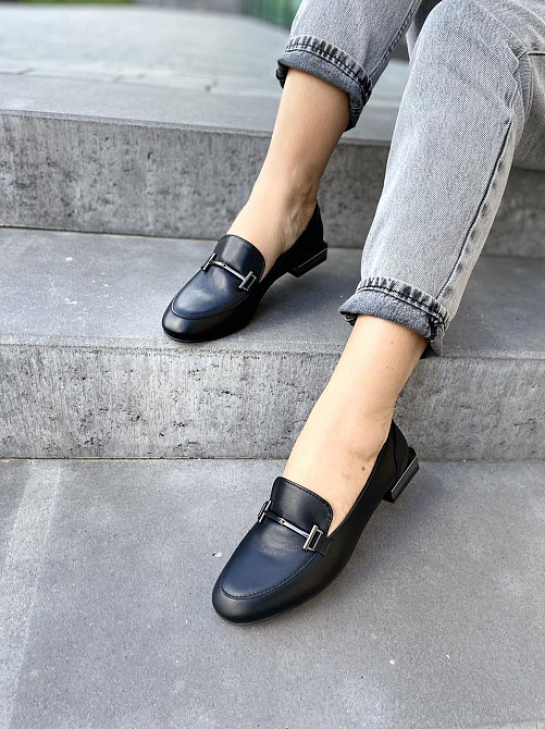 Auris Туфлі жіночі AURIS 2102 чорні (весна-осінь, шкіра натуральна) (4763) Коломия - фото 8