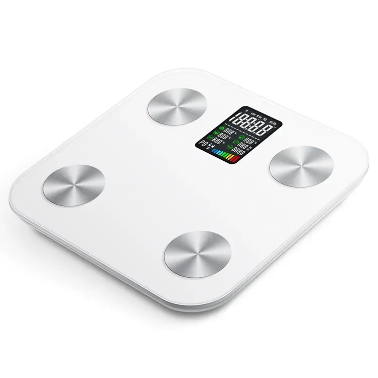 Весы напольные с 7-дюймовый LED-дисплеем, смарт-весы стеклянные ADL-30S Каменец-Подольский - изображение 3