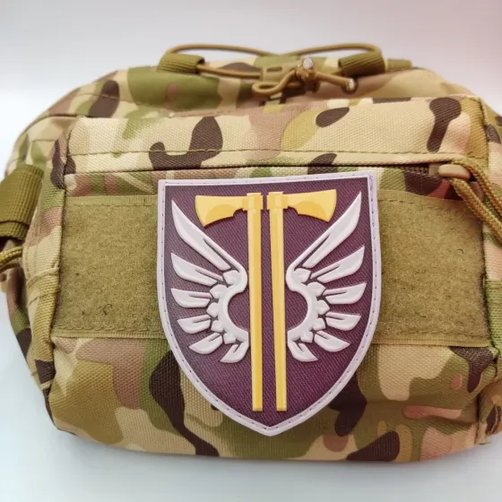 Патч / шеврон ЗСУ 77 окрема аеромобільна бригада новий Запоріжжя