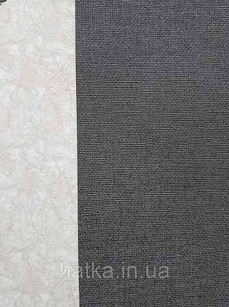 Шпалери флізелінові екологічно чисті Decoprint Essentials EE22523 однотонні під тканину чорно бузкові Київ