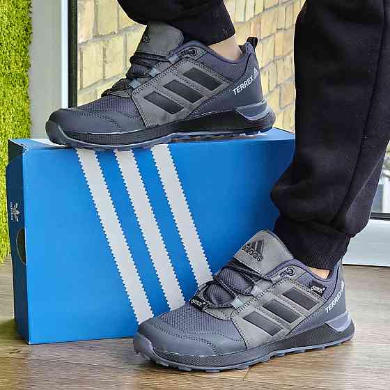 Кросівки Adidas Terrex Чоловічі Сірі Адідас Терекс (розміри: 40,41,42) Відео Обзо Дніпро