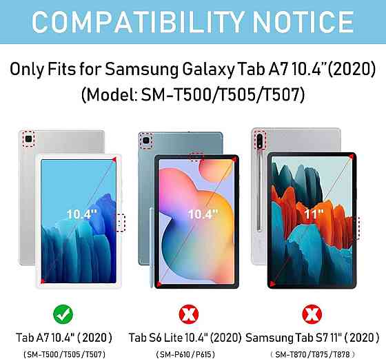 Чехол с Bluetooth клавиатурой для Samsung Galaxy Tab A7 LTE (SM-T505/SM-T500) из Германии Днепр