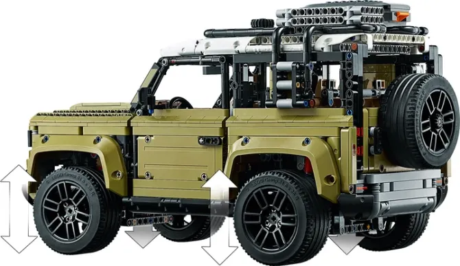 Конструктор Technik Land Rover Defender (42110), 2573 деталей сумісний з lego-лего Лед Ровер ДеФенде Запоріжжя - фото 6