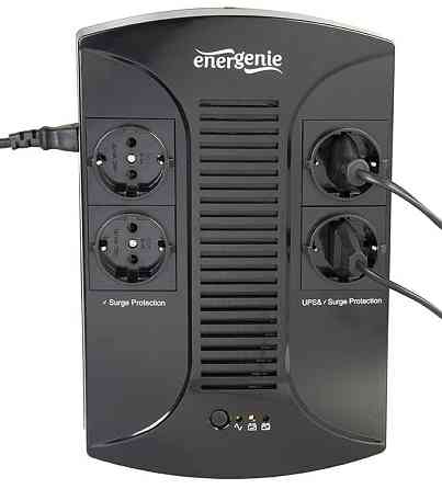 ДБЖ EnerGenie EG-UPS-002 850VA, Line Int., AVR, 4xSchuko, USB Чорний Харків