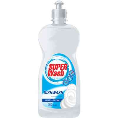 Средство для ручного мытья посуды Super Wash Крем-бальзам 500 мл (4820096034057) Винница
