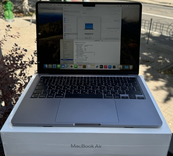 Ноутбук: MacBook Air 2022. M2 , 8/512Gb. Space Gray , 16 Цыклов , идеал. Київ - фото 5