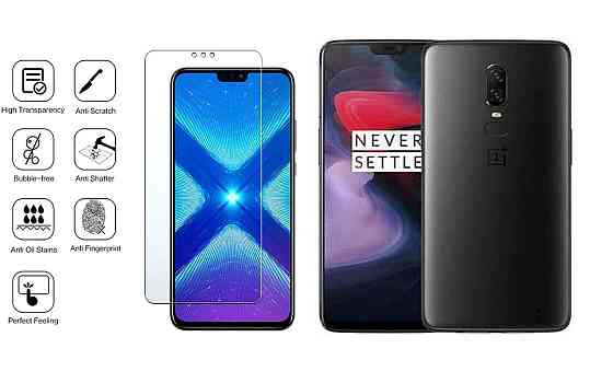 Защитное стекло NeoGlass для OnePlus 6, OnePlus 6T – ультрапрозрачное и устойчивое Киев