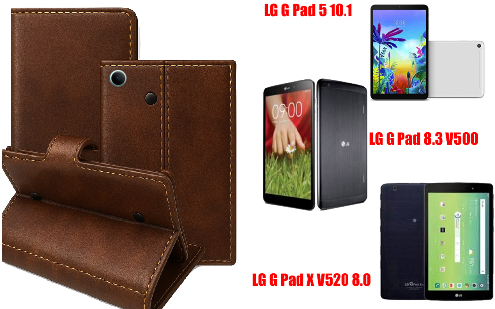 Книга-трансформер для планшета Lg G Pad 5 10.1, Pad 8.3, Pad X 8.0, цвет Black Buno-Red Киев - изображение 1