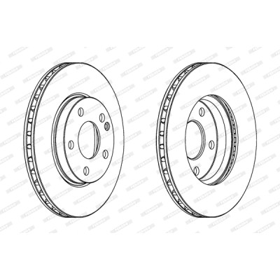 Гальмівний диск FERODO DDF1220 Вінниця - фото 1