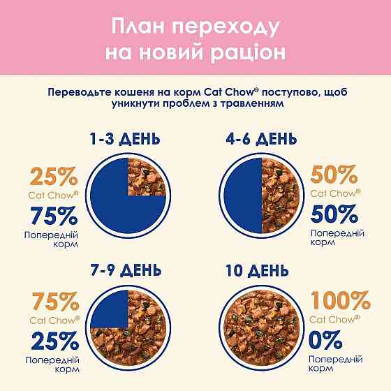 Вологий корм CAT CHOW Kitten для кошенят, шматочки в желе, з індичкою та цукіні, 85 г Київ