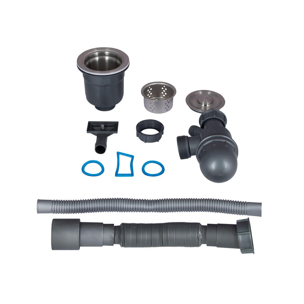 Мийка для кухні інтегрована Lidz Handmade H6050B (LDH6050BPVD43621) Brushed Black PVD 3,0/1,0 мм Київ - фото 7