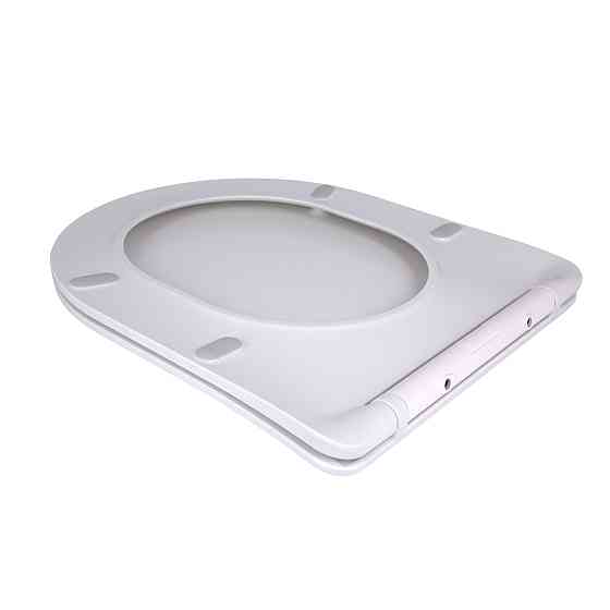 Qtap Сиденье для унитаза напольного (Dove) 425×363×30 мм, White, с микролифтом Slim Duroplast, Quick Release QT06228380BW3 Киев