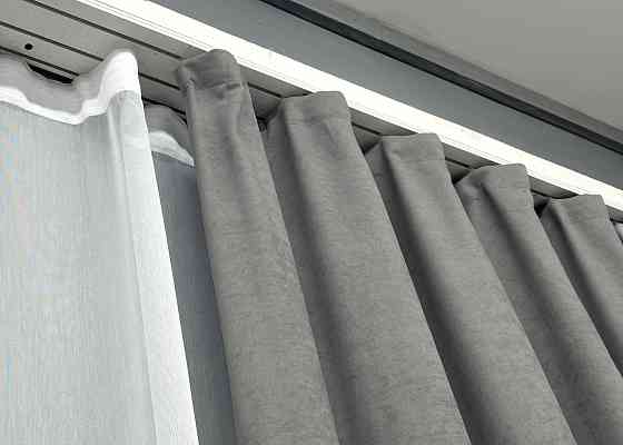 Шторна тканина мікровелюр Petek YL колір сірий 2012ш Київ