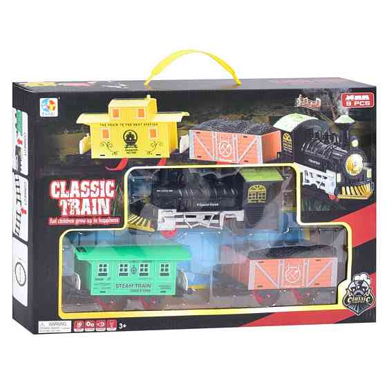 Дитячий ігровий набір "Залізниця" TL47 локомотив, два вагони Вінниця