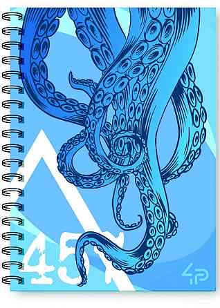 Блокнот TM 4Profi "Squid note" blue, A5, шт Київ