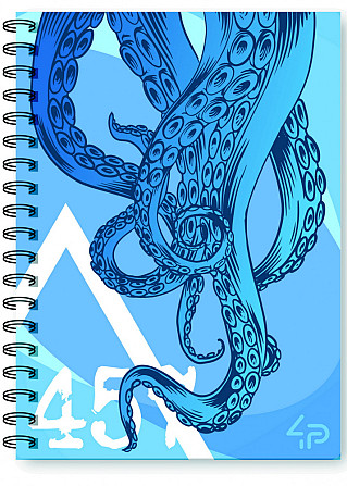 Блокнот TM 4Profi "Squid note" blue, A5, шт Київ - фото 1
