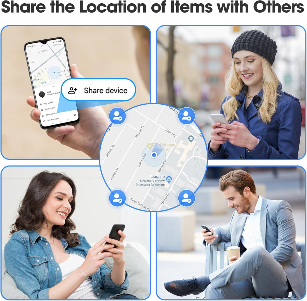 Bluetooth-трекер CMINGKEJI Smart Tracker для Android, 4 шт., Google Find Hub, IP67, CR2032, сигнал 100 дБ Киев - изображение 8
