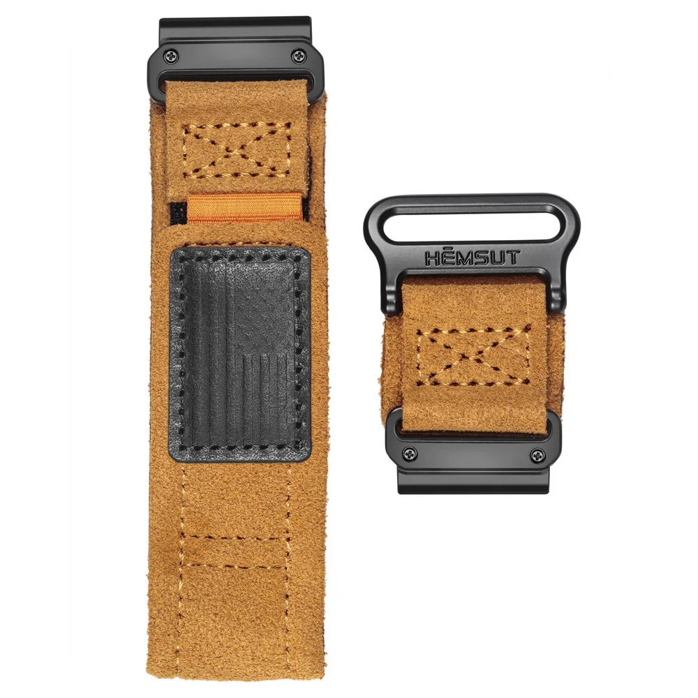 Ремешок для часов Hemsut HGA143 Suede Leather Garmin Whisky 22 mm SBR Киев - изображение 2