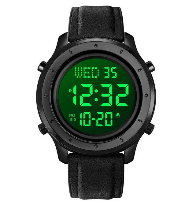 Мужские наручные электронные часы Skmei 1864 (Черные) Винница - изображение 3