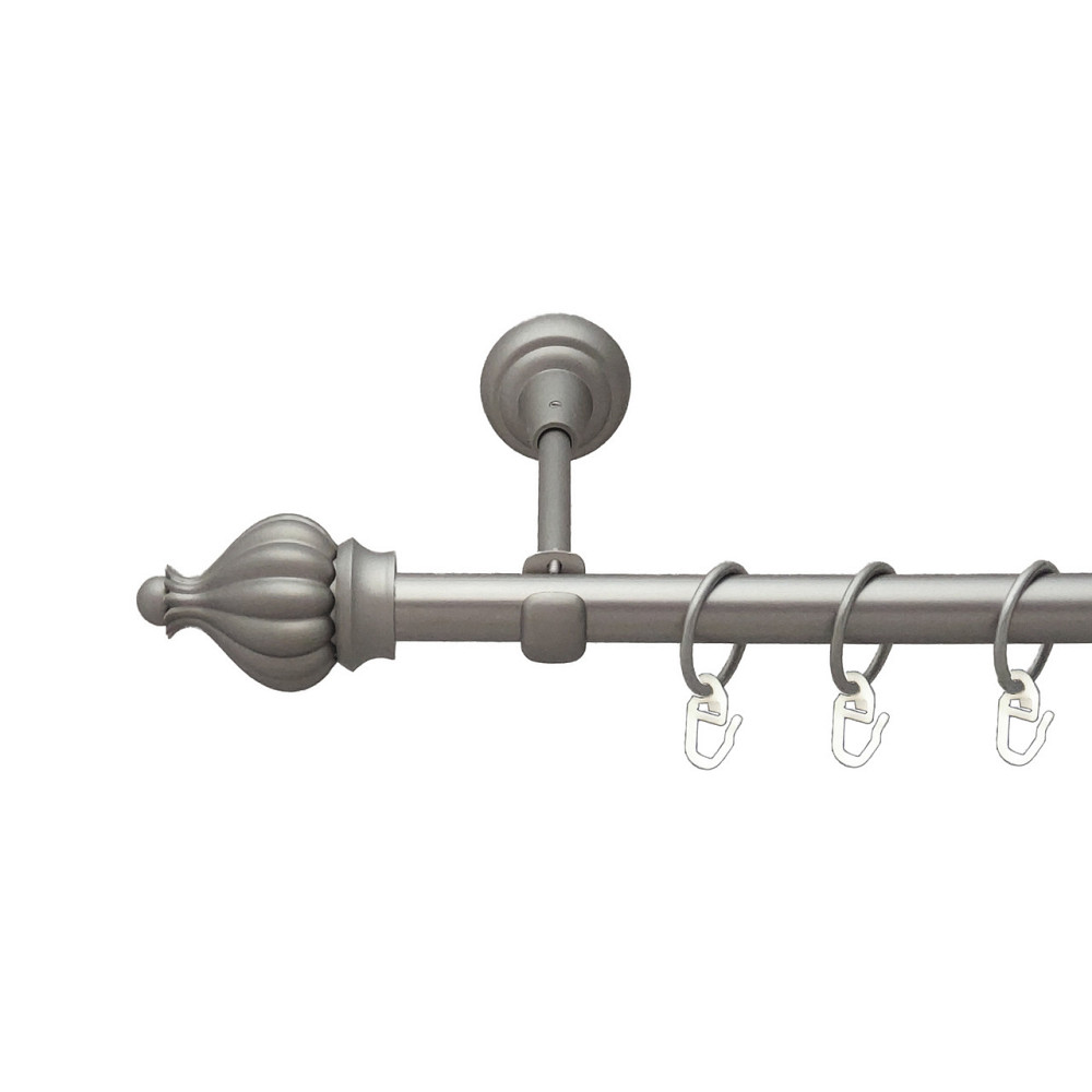 Карниз Orvit Таджа металевий однорядний відкритий Сатин 19 мм 200 см (6306971) Львів - фото 1