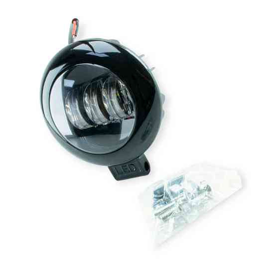 Фара LED кругла 120х50 (Дм Ш) 30W Black Optimal-L додаткова Мукачево