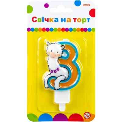 Свеча Maxi Llama "3" висотою 7,62 см (MX622068-3) Винница