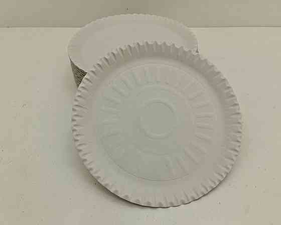 Одноразовые тарелки бумажные   диаметр 250мм (100 шт) Харьков