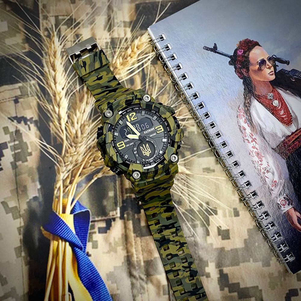 Patriot 004CMGRUAGD Тризуб золото Зелений камуфляж + Коробка. SBR Київ - фото 4