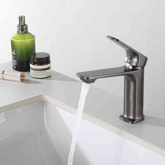 Змішувач для умивальника FRAP F1086-9, графіт Київ