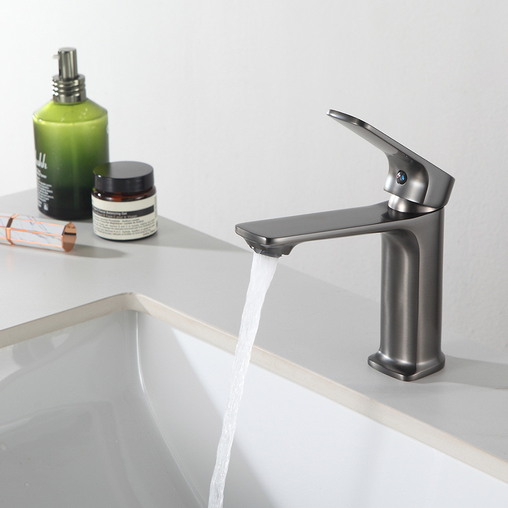 Змішувач для умивальника FRAP F1086-9, графіт Київ - фото 2