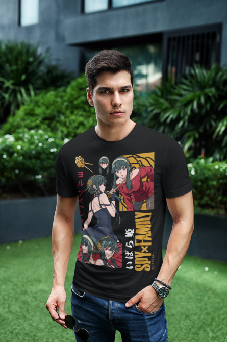 Футболка для мальчика аниме Шпион и семья оверсайз (рост от 165 до 180 ) Черний AnimeJ0774m Днепр - изображение 5