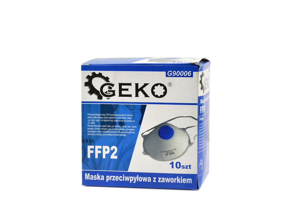 Респіратор з клапаном "GeKo" класу захисту FFP2 Київ - фото 3