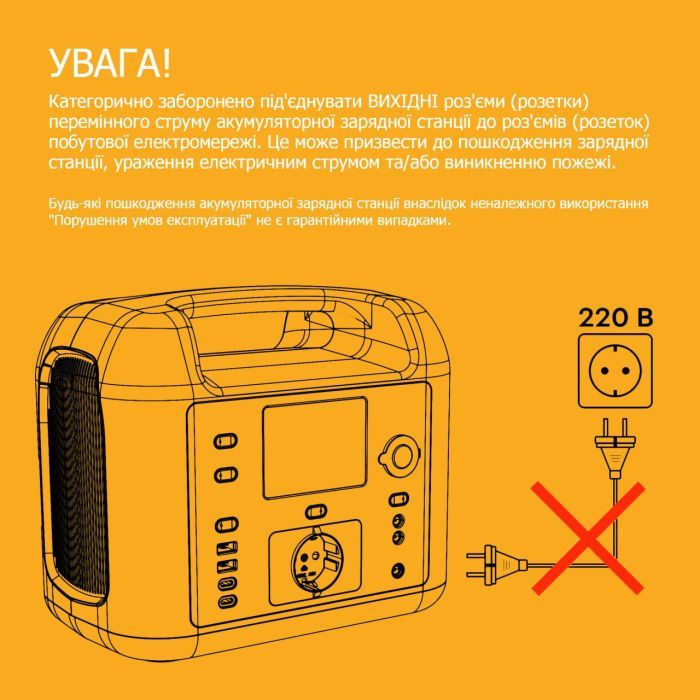 Зарядна станція IEETek P3200 3200W 2048Wh LiFePo4 Вінниця - фото 10