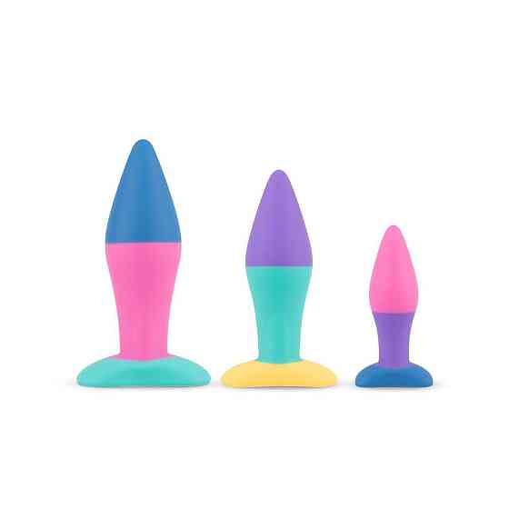 Набір анальних пробок PMV20 Koda – Butt Plug Set, діаметр 2,9 см, 3,9 см, 5 см Sex Aura Київ