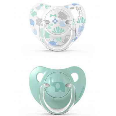 Пустышка Suavinex Memories Истории малышей 6-18 мес. 2 шт. зеленая (307154) Винница