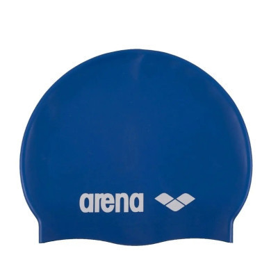 Шапка для плавания Arena Classic Silicone 91662-077 синій, білий Уні OSFM (3468335299150) Винница - изображение 1