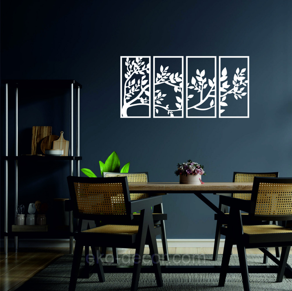 Декоративне настінне Панно «Весна», Декор на стіну 70*145 см, Білий Київ - фото 8