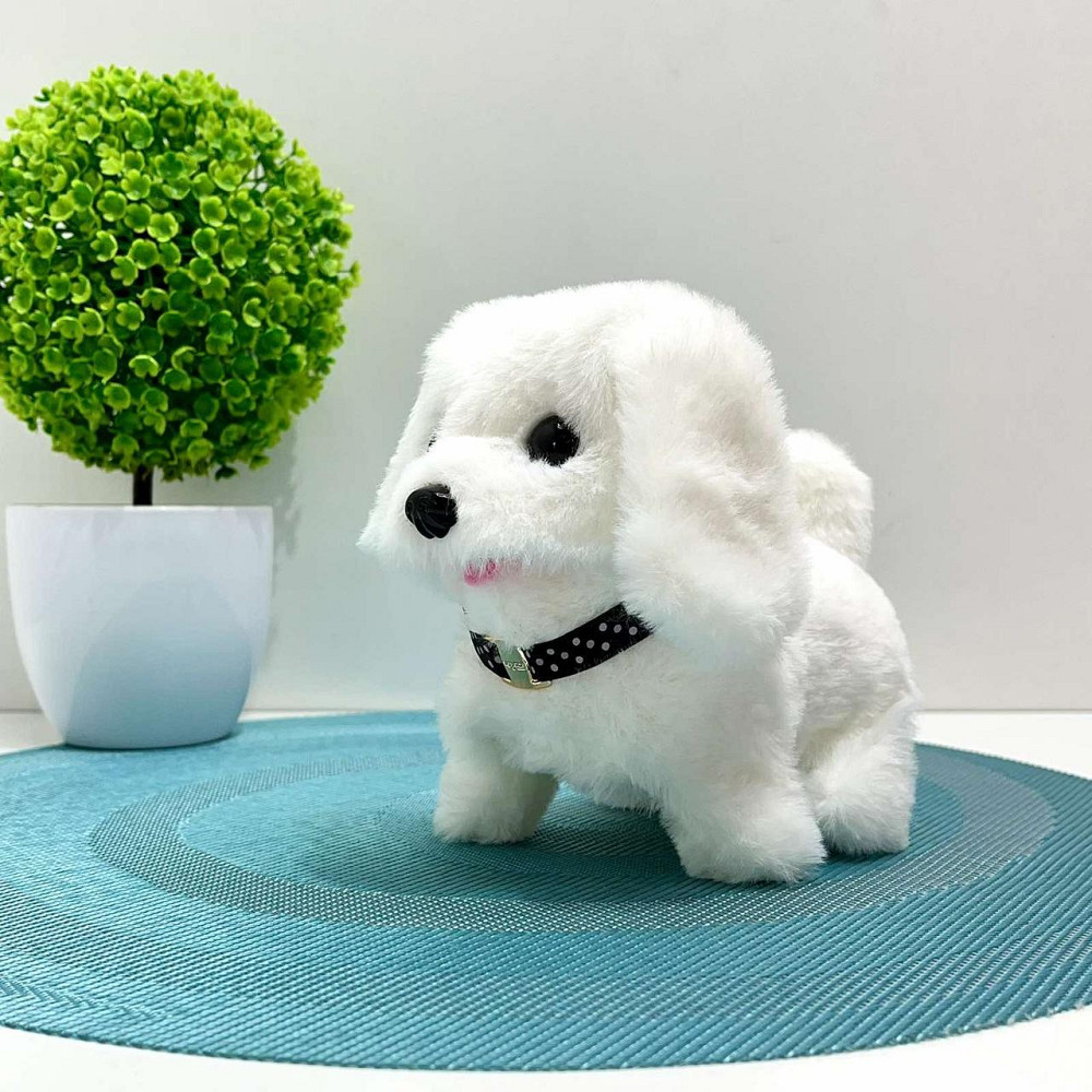 Собачка інтерактивна ходить гавкає ворушить хвостиком головою в переносці Біла (688-122A) Чернігів - фото 5