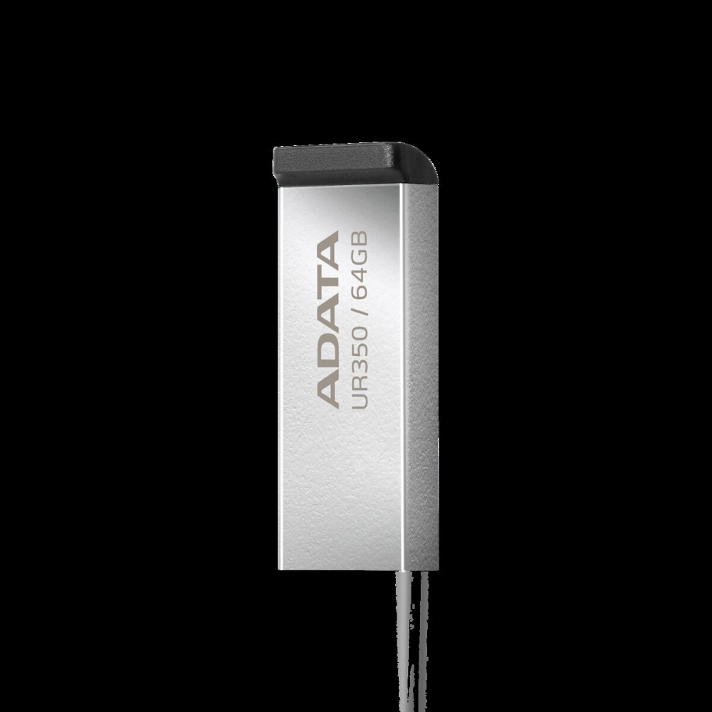 Flash A-DATA USB 3.2 UR 350 64Gb Silver/Black Киев - изображение 4