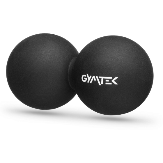 Масажний м'яч Gymtek 63 мм подвійний чорний Киев