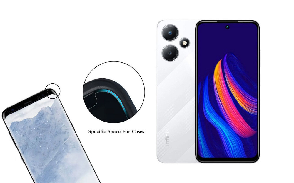Захисне скло HyperGlass Pro для Infinix Hot 30, Hot 30 Play – максимальна чутливість та захист Київ - фото 3
