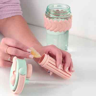 Бутылка для воды Kite 700 мл м'ятно-рожевий (K25-1230-3) Винница